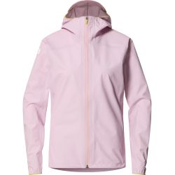 Haglöfs L.I.M Tempo Trail Proof Jacket W – Geacă impermeabilă ultraușoară de alergare trail - Roz Fresh Pink