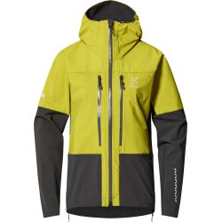 Haglöfs L.I.M Hybrid Touring Hood W – Geacă hibridă pentru tură de schi - Verde Aurora/Magnetite