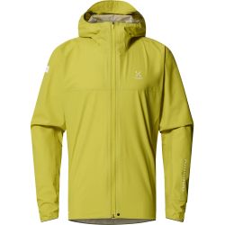 Haglöfs L.I.M Tempo Trail Proof Jacket – Geacă impermeabilă ultraușoară de alergare trail - Verde Aurora