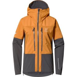 Haglöfs L.I.M Hybrid Touring Hood W – Geacă hibridă pentru tură de schi - Galben Desert Yellow/Magnetite