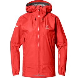 Haglöfs L.I.M GTX Jacket W – Geacă GORE-TEX Paclite ultraușoară - Roșu Poppy Red