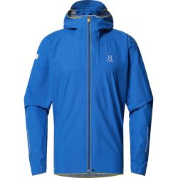 Haglöfs L.I.M Tempo Trail Proof Jacket – Geacă impermeabilă ultraușoară de alergare trail - Albastru Electric Blue