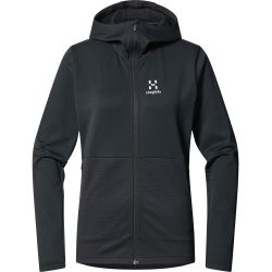 Haglöfs Lark Mid Hood W – Hanorac outdoor - Negru True Black