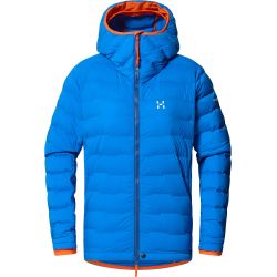 Haglöfs Spitz Down Hood W – Geacă din puf elastică cu glugă - Albastru Electric Blue
