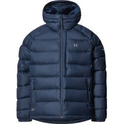Haglöfs Rosson Down Hood – Geacă din puf cu glugă - Albastru închis Tarn Blue