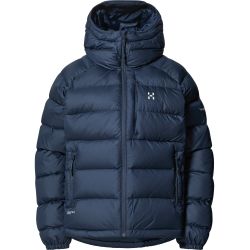 Haglöfs Rosson Down Hood W – Geacă din puf cu glugă - Albastru închis Tarn Blue