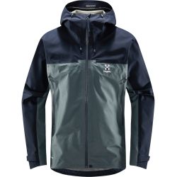 Haglöfs ROC Flash GTX Jacket – Geacă GORE-TEX pentru munte - Albastru Steel Blue/Tarn Blue