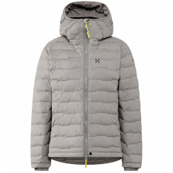 Haglöfs Spitz Down Hood W – Geacă din puf elastică cu glugă - Gri Stone Brick