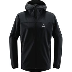 Haglöfs Move Softshell Hood – Geacă softshell cu glugă - Negru True Black