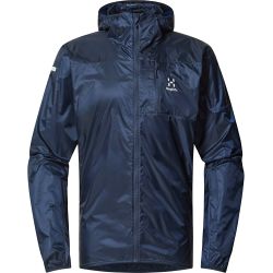 Haglöfs L.I.M Shield Hood – Geacă de vânt ultraușoară cu glugă - Albastru Tarn Blue