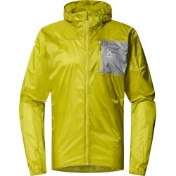 Haglöfs L.I.M Shield Hood – Geacă de vânt ultraușoară cu glugă - Verde Aurora
