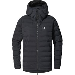 Haglöfs Spitz Down Hood W – Geacă din puf elastică cu glugă - Negru True Black