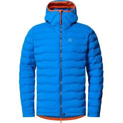 Haglöfs Spitz Down Hood – Geacă din puf elastică cu glugă - Albastru Electric Blue