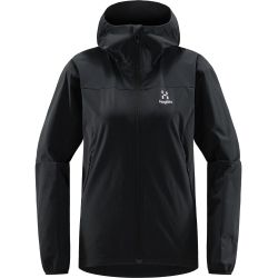 Haglöfs Move Softshell Hood W – Geacă softshell cu glugă - Negru True Black
