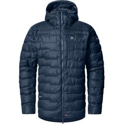 Haglöfs ROC Flash Down Hood – Geacă tehnică din puf cu glugă - Albastru închis Tarn Blue