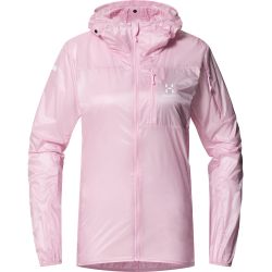 Haglöfs L.I.M Shield Hood W – Geacă de vânt ultraușoară cu glugă - Roz Fresh Pink