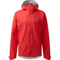 Haglöfs L.I.M Airak 2,5L Jacket – Geacă impermeabilă ultraușoară 2,5 straturi - Roșu Tech Red