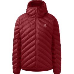 Haglöfs Särna Mimic Hood W – Geacă izolată Mimic cu glugă - Roșu Carmine Red