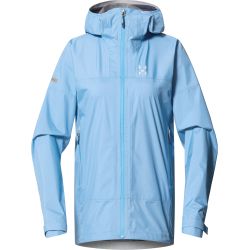 Haglöfs L.I.M Airak 2,5L Jacket W – Geacă impermeabilă ultraușoară 2,5 straturi - Albastru deschis Sky Blue