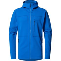 Haglöfs Rosson Mid Hood – Hanorac strat intermediar - Albastru Electric Blue
