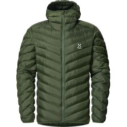 Haglöfs Särna Mimic Hood – Geacă izolată Mimic cu glugă - Verde Seaweed Green