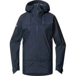Haglöfs L.I.M Airak 2,5L Jacket W – Geacă impermeabilă ultraușoară 2,5 straturi - Albastru închis Tarn Blue