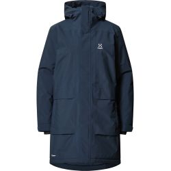 Haglöfs Salix PROOF Mimic Parka W – Parka izolată impermeabilă - Albastru închis Tarn Blue