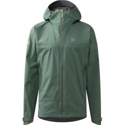 Haglöfs L.I.M Airak 2,5L Jacket – Geacă impermeabilă ultraușoară 2,5 straturi - Verde Chlorophyll Green