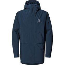 Haglöfs Salix PROOF Mimic Parka – Parka izolată impermeabilă - Albastru închis Tarn Blue
