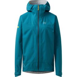 Haglöfs L.I.M Airak 2,5L Jacket W – Geacă impermeabilă ultraușoară 2,5 straturi - Albastru Deep Teal