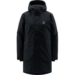 Haglöfs Salix PROOF Mimic Parka W – Parka izolată impermeabilă - Negru True Black