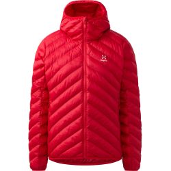 Haglöfs Särna Mimic Hood W – Geacă izolată Mimic cu glugă - Roșu Bright Red