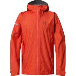 Haglöfs L.I.M Airak 2,5L Jacket – Geacă impermeabilă ultraușoară 2,5 straturi - Roșu Habanero