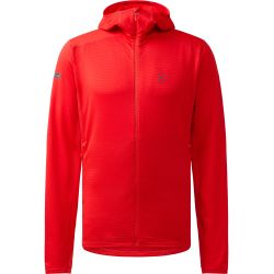 Haglöfs L.I.M Mid Multi Hood – Hanorac strat intermediar - Roșu Tech Red