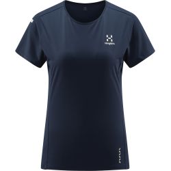 Haglöfs L.I.M Tech Tee W – Tricou tehnic ultraușor - Albastru închis Tarn Blue
