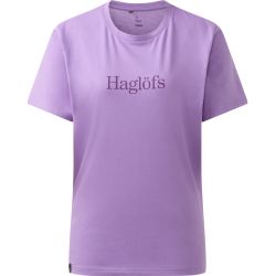 Haglöfs Outsiders Tee W – Tricou din bumbac - Mov Purple Ice