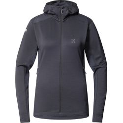 Haglöfs L.I.M Mid Multi Hood W – Hanorac strat intermediar - Negru True Black