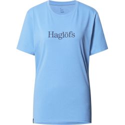 Haglöfs Outsiders Tee W – Tricou din bumbac - Albastru deschis Sky Blue