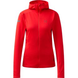 Haglöfs L.I.M Mid Multi Hood W – Hanorac strat intermediar - Roșu Tech Red