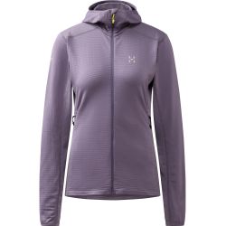 Haglöfs L.I.M Mid Multi Hood W – Hanorac strat intermediar - Mov Purple Fog