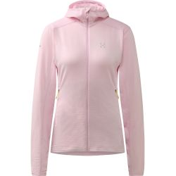 Haglöfs L.I.M Mid Multi Hood W – Hanorac strat intermediar - Roz Fresh Pink