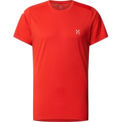 Haglöfs L.I.M Tech Tee – Tricou tehnic ultraușor - Roșu Habanero