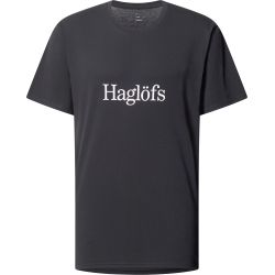 Haglöfs Outsiders Tee – Tricou din bumbac - Negru True Black