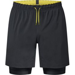 Haglöfs L.I.M Tempo Trail 2-in-1 Shorts – Pantaloni scurți 2 în 1 de alergare trail - Negru True Black