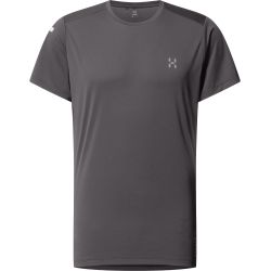 Haglöfs L.I.M Tech Tee – Tricou tehnic ultraușor - Gri închis Magnetite