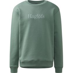 Haglöfs Crewneck – Bluză din bumbac organic - Verde Chlorophyll Green