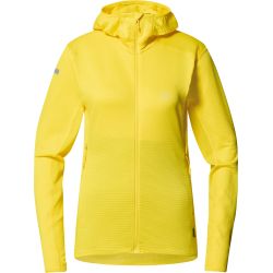 Haglöfs L.I.M Mid Multi Hood W – Hanorac strat intermediar - Galben Tech Yellow