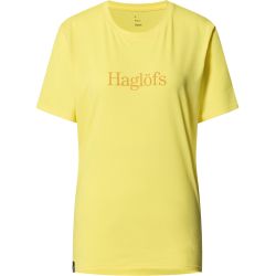 Haglöfs Outsiders Tee W – Tricou din bumbac - Galben Pale Yellow
