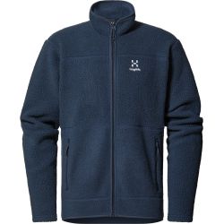 Haglöfs Mossa Pile Jacket – Geacă fleece pufos - Albastru închis Tarn Blue