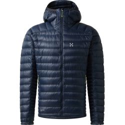 Haglöfs L.I.M Down II Hood – Geacă din puf ultraușoară cu glugă - Albastru închis Tarn Blue